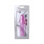 Розовая насадка с нежными шипами - 13,5 см. - Toyfa Basic - в Балашихе купить с доставкой