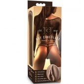 Коричневый мастубратор-вагина Nicole s Kitty - Blush Novelties - в Балашихе купить с доставкой