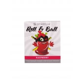 Стимулирующий презерватив-насадка Roll   Ball Raspberry - Sitabella - купить с доставкой в Балашихе