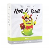 Стимулирующий презерватив-насадка Roll   Ball Apple - Sitabella - купить с доставкой в Балашихе