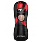 Мастурбатор-вагина Vibrating Pussy Stroker с вибрацией - Pipedream - в Балашихе купить с доставкой