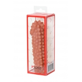 Телесная насадка на фаллос с бугорками KOKOS Extreme Sleeve 10 - 15,8 см. - KOKOS - в Балашихе купить с доставкой