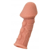 Насадка на фаллос с пузыриками, венками и ребристостью KOKOS Extreme Sleeve 09 - 12,7 см. - KOKOS - в Балашихе купить с доставкой