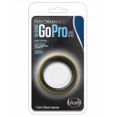 Черно-желтое силиконовое эрекционное кольцо Silicone Go Pro Cock Ring - Blush Novelties - в Балашихе купить с доставкой