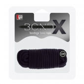 Черная веревка для связывания BONDX LOVE ROPE - 10 м. - Dream Toys - купить с доставкой в Балашихе