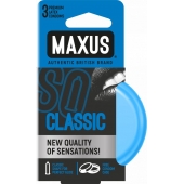 Классические презервативы в железном кейсе MAXUS Classic - 3 шт. - Maxus - купить с доставкой в Балашихе