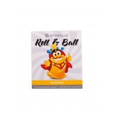 Стимулирующий презерватив-насадка Roll   Ball Banana - Sitabella - купить с доставкой в Балашихе