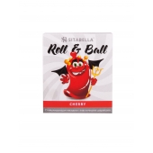 Стимулирующий презерватив-насадка Roll   Ball Cherry - Sitabella - купить с доставкой в Балашихе