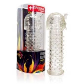 Закрытая прозрачная насадка на пенис Crystal Sleeve Faraon - 13,5 см. - Erowoman-Eroman - в Балашихе купить с доставкой