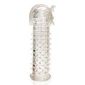 Закрытая прозрачная насадка на пенис Crystal Sleeve Faraon - 13,5 см. - Erowoman-Eroman - в Балашихе купить с доставкой