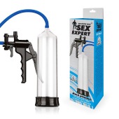 Прозрачная вакуумная помпа Sex Expert с насосом - Sex Expert - в Балашихе купить с доставкой
