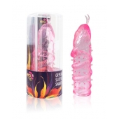 Закрытая рельефная насадка Crystal sleeve snakes в виде змеи с усиками - 14 см. - Erowoman-Eroman - в Балашихе купить с доставкой