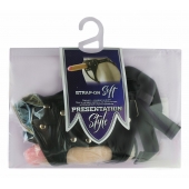 Черный пояс-трусики с двумя насадками Soft-Dolli - 16,5 и 10,5 см. - LOVETOY (А-Полимер) - купить с доставкой в Балашихе