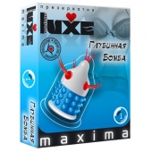 Презерватив LUXE Maxima  Глубинная бомба  - 1 шт. - Luxe - купить с доставкой в Балашихе
