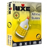 Презерватив LUXE Maxima  Желтый дьявол  - 1 шт. - Luxe - купить с доставкой в Балашихе