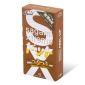 Презервативы Sagami Xtreme FEEL UP с точечной текстурой и линиями прилегания - 10 шт. - Sagami - купить с доставкой в Балашихе