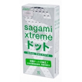 Презервативы Sagami Xtreme Type-E с точками - 10 шт. - Sagami - купить с доставкой в Балашихе