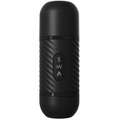 Черный вибромассажер с функцией поступательных движений Ass Thruster - Pipedream - купить с доставкой в Балашихе