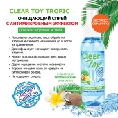 Очищающий спрей для игрушек CLEAR TOY Tropic - 100 мл. - Биоритм - купить с доставкой в Балашихе