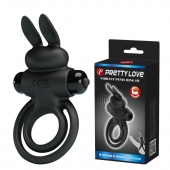 Черное эрекционное кольцо с вибростимуляцией клитора Vibrant Penis Ring III - Baile - в Балашихе купить с доставкой