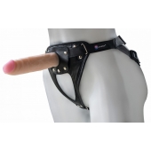 Универсальный мягкий пояс с насадкой Hard brutal BDSM-КОНСУЛ - 17 см. - LOVETOY (А-Полимер) - купить с доставкой в Балашихе