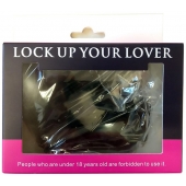 Черные меховые наручники Love с ключиками - Baile - купить с доставкой в Балашихе