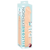 Телесная насадка-удлинитель Silicone Extension - 19 см. - Orion - в Балашихе купить с доставкой
