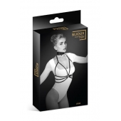 Черная упряжь на грудь Julia - Bijoux Pour Toi - купить с доставкой в Балашихе