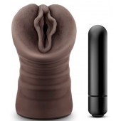 Коричневый мастурбатор-вагина Alexis - Blush Novelties - в Балашихе купить с доставкой