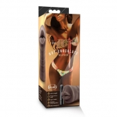 Коричневый мастурбатор-ротик Heather - Blush Novelties - в Балашихе купить с доставкой