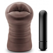 Коричневый мастурбатор-ротик Renee - Blush Novelties - в Балашихе купить с доставкой