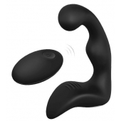 Черный вибромассажер простаты REMOTE BOOTY PLEASER - Dream Toys - в Балашихе купить с доставкой