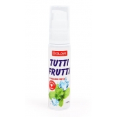 Гель-смазка Tutti-frutti со вкусом сладкой мяты - 30 гр. - Биоритм - купить с доставкой в Балашихе