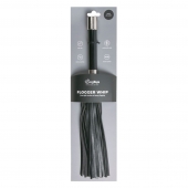 Черная плеть Easytoys Flogger With Metal Grip - 38 см. - Easy toys - купить с доставкой в Балашихе