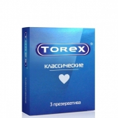 Гладкие презервативы Torex  Классические  - 3 шт. - Torex - купить с доставкой в Балашихе