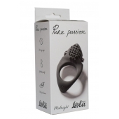 Черное эрекционное виброкольцо Pure Passion Midnight - Lola Games - в Балашихе купить с доставкой