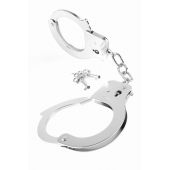 Металлические серебристые наручники Designer Metal Handcuffs - Pipedream - купить с доставкой в Балашихе