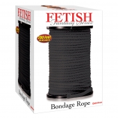 Черная веревка для связывания Bondage Rope - 60,9 м. - Pipedream - купить с доставкой в Балашихе