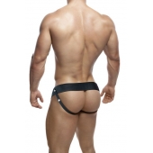 Черный мужской страпон DR. SKIN 6INCH HOLLOW STRAP ON - 16 см. - Blush Novelties - купить с доставкой в Балашихе