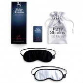 Набор из двух масок на глаза Soft Blindfold Twin Pack - Fifty Shades of Grey - купить с доставкой в Балашихе