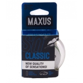 Классические презервативы в пластиковом кейсе MAXUS Classic - 3 шт. - Maxus - купить с доставкой в Балашихе