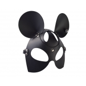 Черная кожаная маска  Мышка - Sitabella - купить с доставкой в Балашихе
