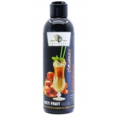 Интимный гель-смазка JUICY FRUIT с ароматом солёной карамели - 200 мл. - БиоМед - купить с доставкой в Балашихе