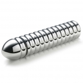 Рельефный фаллос для интенсивного электросекса Groovey George - 20 см. - MyStim - купить с доставкой в Балашихе