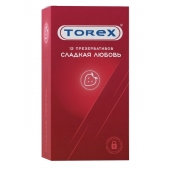 Презервативы Torex  Сладкая любовь  с ароматом клубники - 12 шт. - Torex - купить с доставкой в Балашихе