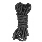 Черная веревка Do Not Disturb - 5 м. - Lola Games - купить с доставкой в Балашихе
