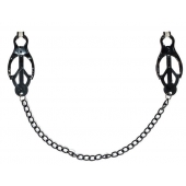 Зажимы на соски Darkside с цепочкой - Lola Games - купить с доставкой в Балашихе