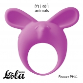 Фиолетовое эрекционное кольцо Fennec Phil - Lola Games - в Балашихе купить с доставкой