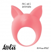 Оранжевое эрекционное кольцо Kitten Kyle - Lola Games - в Балашихе купить с доставкой