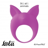 Фиолетовое эрекционное кольцо Kitten Kyle - Lola Games - в Балашихе купить с доставкой